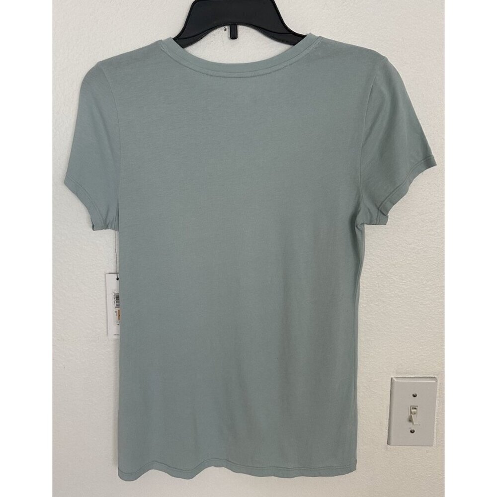 Calvin Klein Performance Women's Logo T-Shirt Blue Surf Short Sleeve New - Picture 4 of 15